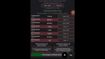 Antimatter Dimensions Part 1