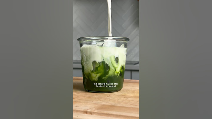 my everyday matcha latte