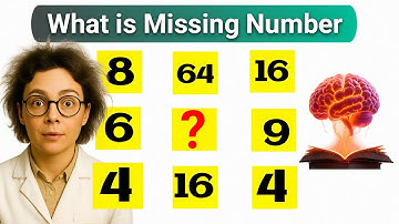 IQ Test: Can You Find the Missing NUMBER? 🤯 ✖️64 | Math Grid Puzzle