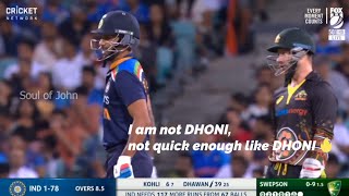 I am Not DHONI | Matthew Wade | IND vs AUS | DHONI MASS Whatsapp Status | THALA DHONI