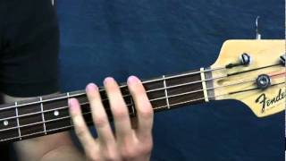 easy bass guitar songs lesson bulls on parade  by rage against the machine