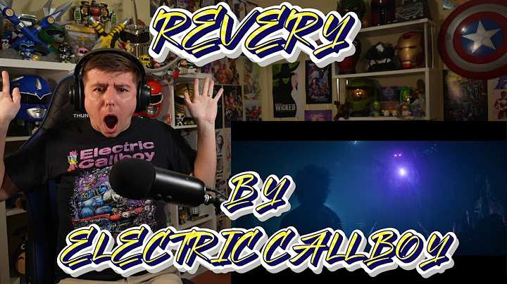 WHAT WAS THAT ENDING???!!!!!!!!! Blind reaction to Electric Callboy - Revery