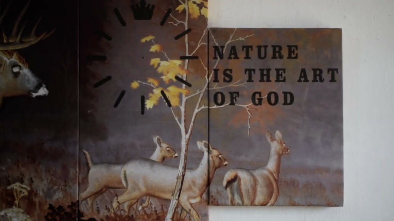 5 Panel wall art of Nature Made with Canvas and wooden frame