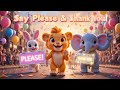 Say Please & Thank You! 🚀 A Fun and Engaging 3D Animated Kids Song!