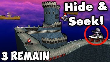 We Played Mario Kart Wii HIDE & SEEK on Custom Tracks...
