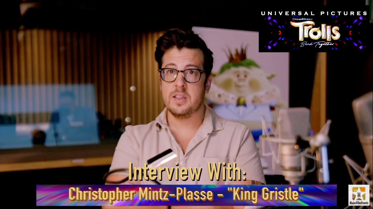 Trolls Band Together interview with Christopher Mintz Plasse - King  Gristle 
