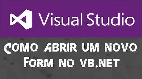VB.NET: Como abrir um novo form com botão