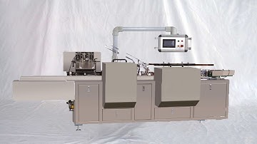 Facemask arranging feeding boxing cartoning equipment fully automated Máquina de boxeo de mascarilla