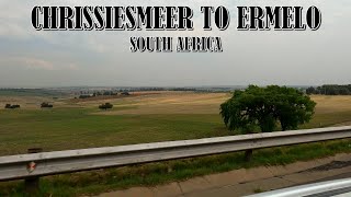 DRIVING from CHRISSIESMEER to ERMELO in SOUTH AFRICA 4K (60fps)