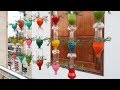 Recycle Colorful Vertical Gardening Plastic Bottles, Portulaca Garden On The Balcony