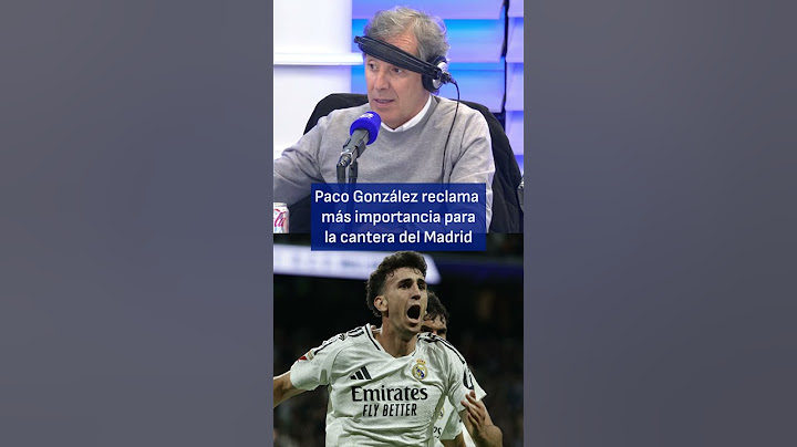 Paco González pide más importancia para la cantera del Madrid | El Partidazo de COPE