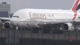 Airbus A380's at London Heathrow Airport Compilation - 11/2/24