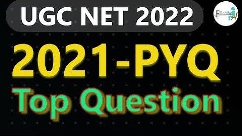2:00 PM I UGC NET EXAM 2022 I NET MCQ