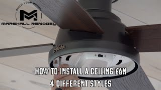 Ceiling Fan Install | Hunter Fan Company
