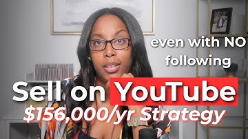 How to Sell Digital Products on YouTube (even with NO audience)