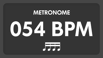54 BPM - Metronome - 16th Notes