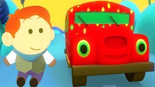 Колеса на автобусе | детские рифмы для детей | автобусная песня в россии | Wheels On The Bus