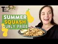 How to Make Baked Garlic-Lemon Summer Squash Curly Fries | Taste the Trend | EatingWell