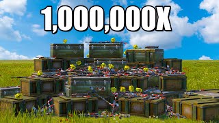 i played rust on a 1000000x server…