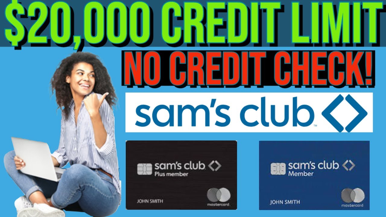 $20,000 No Credit Check Sam's Club MasterCard! Easy Funding Play! - YouTube