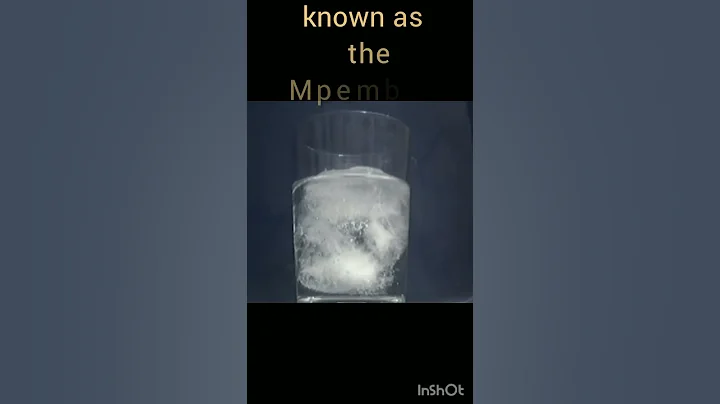 Hot water freezes faster than cold water #shorts #shortvideo #youtubeshorts #amazing #facts #viral