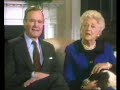 Cartoon all stars to the rescue promo  george bush barbara bush  cbs 1990