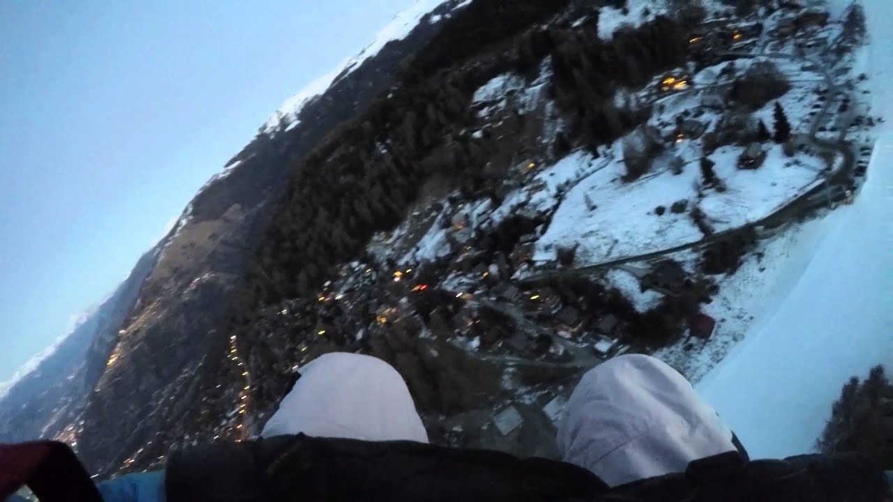 Parapenting flight in Nendaz | December 2015