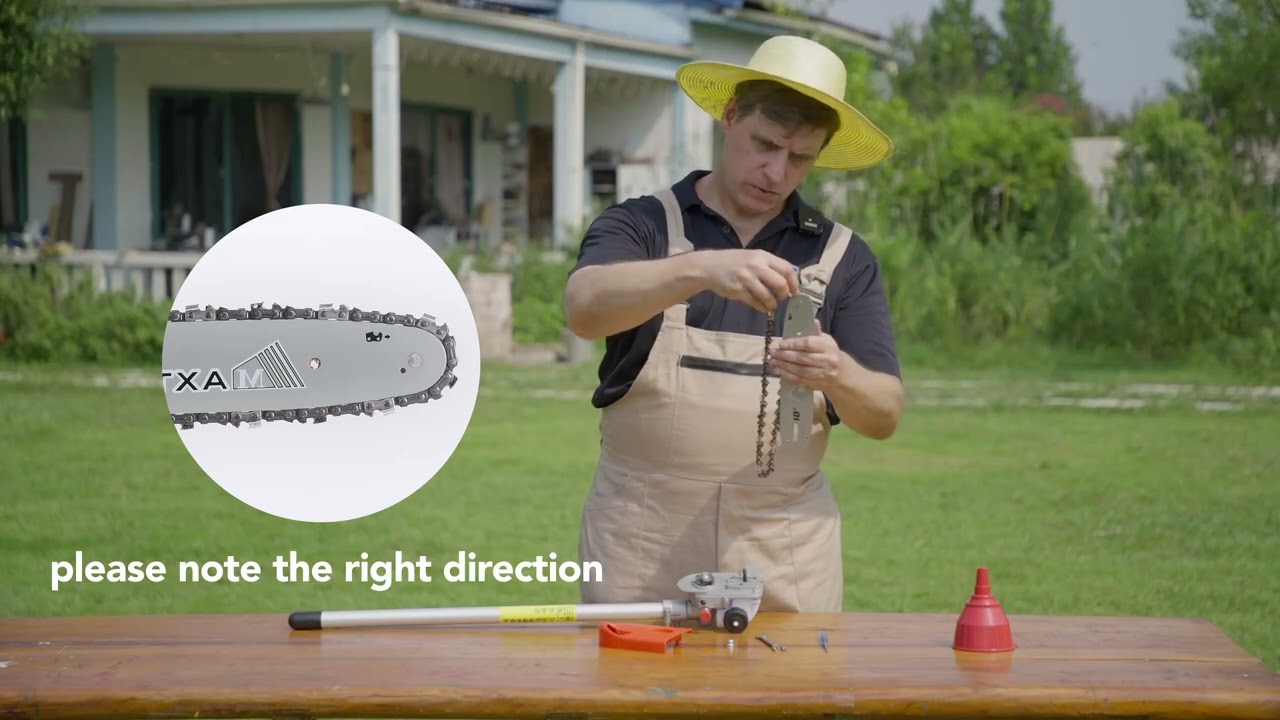 MAXTRA || 16FT Adjustable Head Pole Saw || Step-by-Step Assembling Guidance