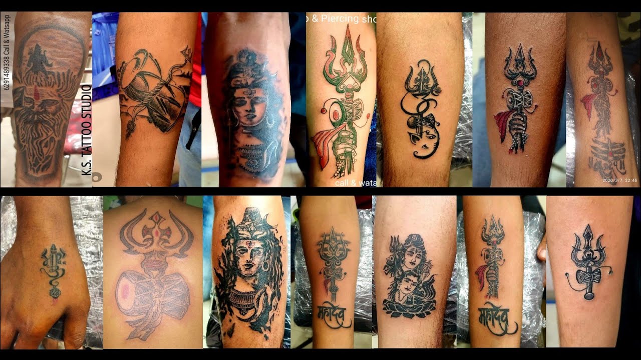 150 Angry Lord Shiva Tattoos For Men 2023 Trishul  Om Mahadev Designs