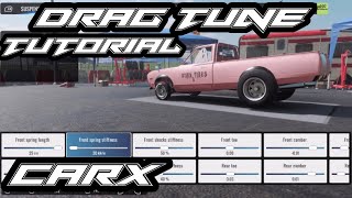 CarX Drifting Online How to make a Drag Racing Tune Tutorial | CarX Drift Racing Xbox ps4 pc by Mesa Minis 6,515 views 3 years ago 1 minute, 28 seconds