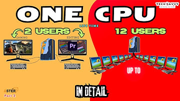 1 CPU 2 KEYBOARD 2 MOUSE  2 MONITOR | 2 Computers with 1 CPU #multiuser  #multiwork #workspace