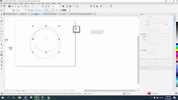 Corel Draw Tips & Tricks CLock number placement BLEND TOOL