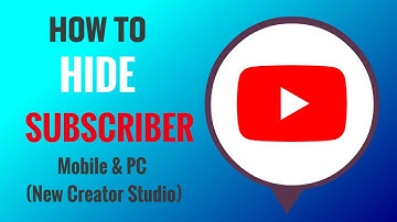 How to hide YouTube subscribe in mobile and PC | New creator studio | YouTube Tips&Trick