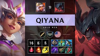 Qiyana Mid vs Aatrox: Quadra Kill, Legendary - NA Challenger Patch 14.18