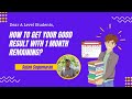 How to get good result with remaining one month  tips for al students in tamilby sujan