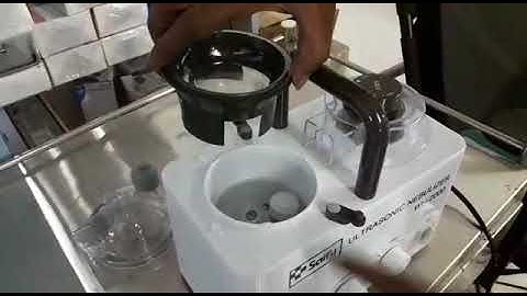 Smart care Ultrasonic nebulizer working