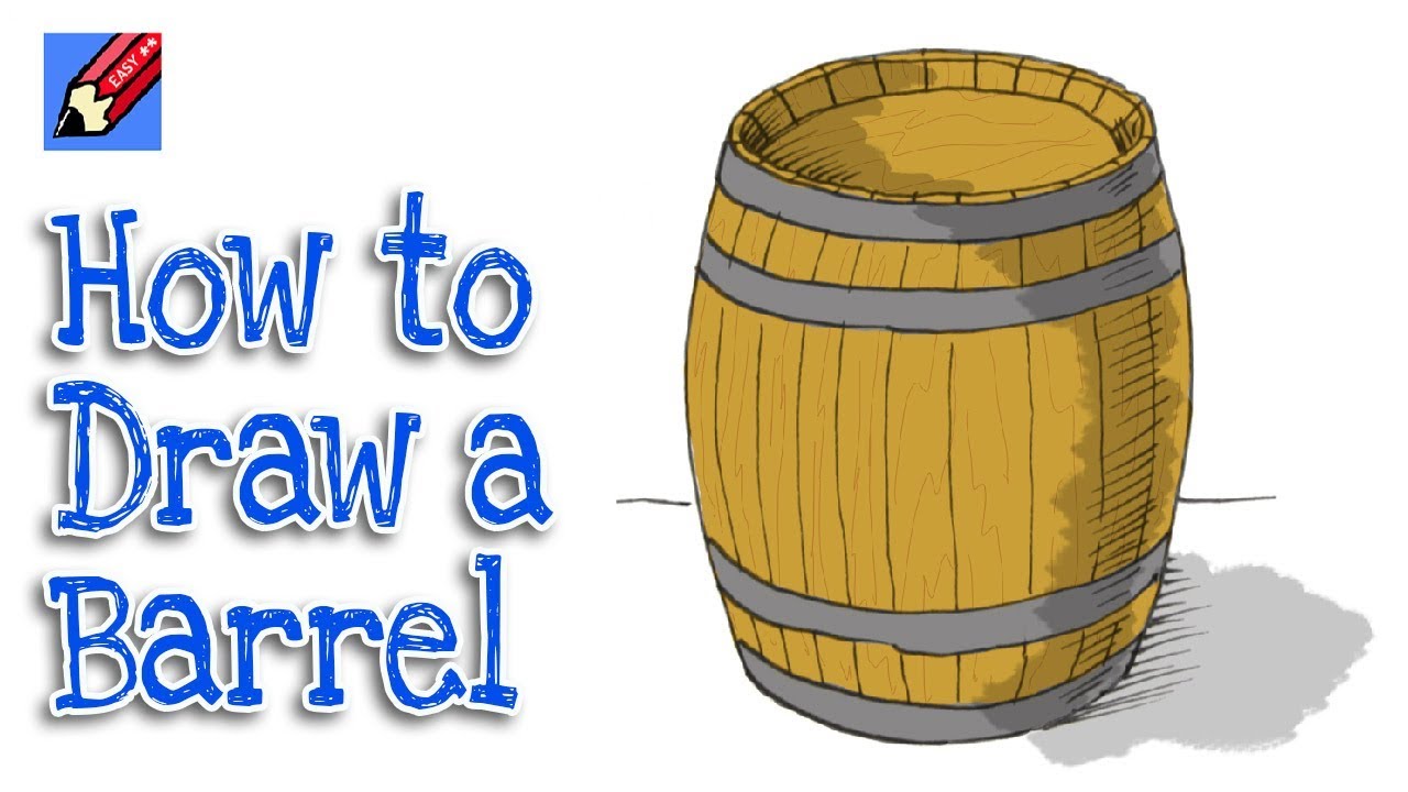 How To Draw A Barrel Real Easy Step By Step With Easy Spoken Instructions Youtube Are you looking for free drawing barrel templates? how to draw a barrel real easy step by step with easy spoken instructions