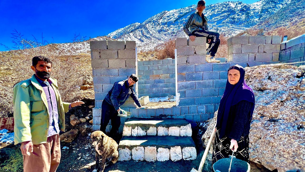 Создание красивой каменной лестницы для семейной фермы Амира - уникальный проект трактора