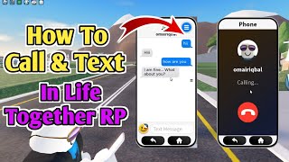 How To Call & Text In Life Together RP | Roblox screenshot 3