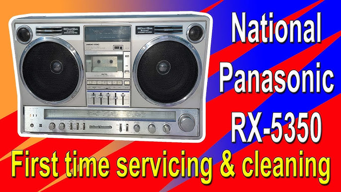 National Panasonic BoomBox RX-5350F Radio Iconic Ghetto Blaster Huge  Cassette