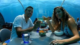 Lunch at the World&#39;s Best Underwater Restaurant | 5.8 Undersea | Maldives | August 2021