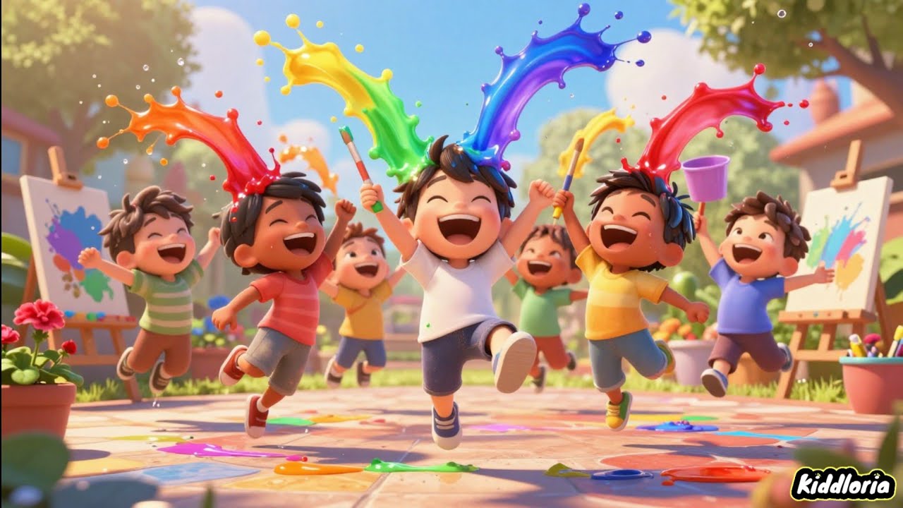 Kids Rhymes 😱 Color Rhyme For Kids 