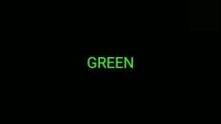 Black screen lightning effect(blue, green, violet)