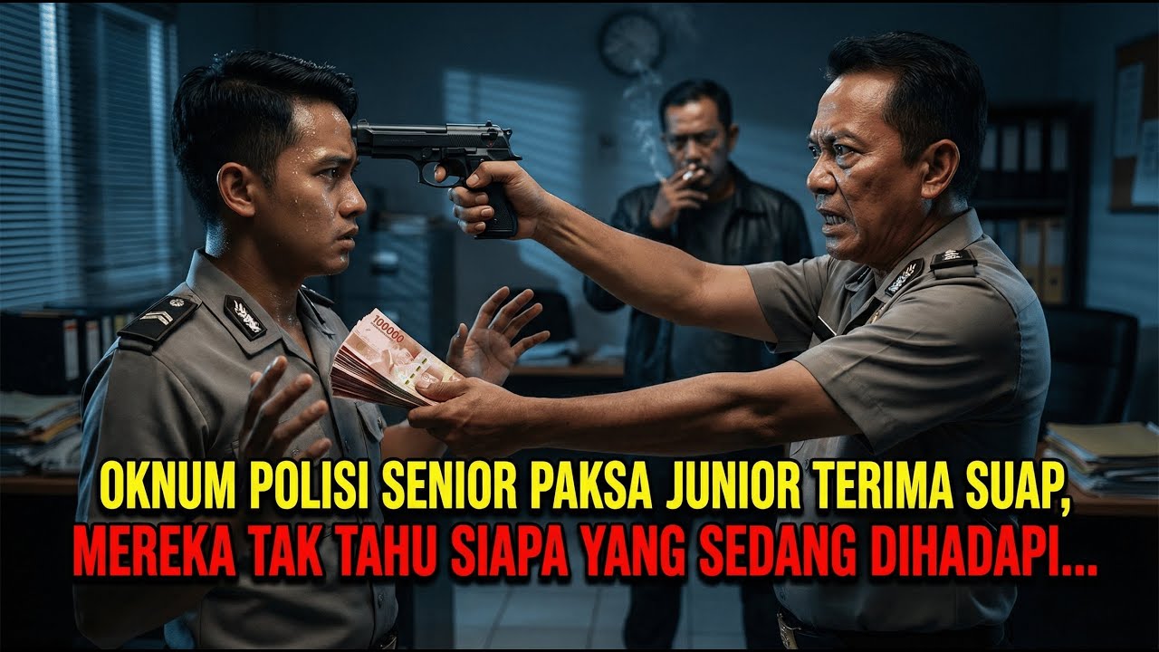 BERANINYA‼️ Polisi Senior Paksa Junior Terima Suap, Ternyata Komandan Propam Menyamar