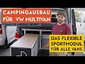 Vom Multivan (T5/T6/T6.1) zum flexiblen Camper mit dem easygoinc. Sportmodul