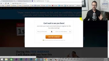 How To Build Email Capture Pages And Webinar Funnels Using OptimizePress 2.0
