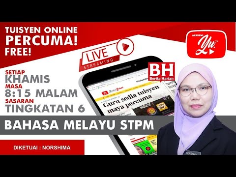 BAHASA MELAYU STPM SEM 3, PRAGMATIK 1 (SIRI 28) OLEH CIKGU NORSHIMA #42