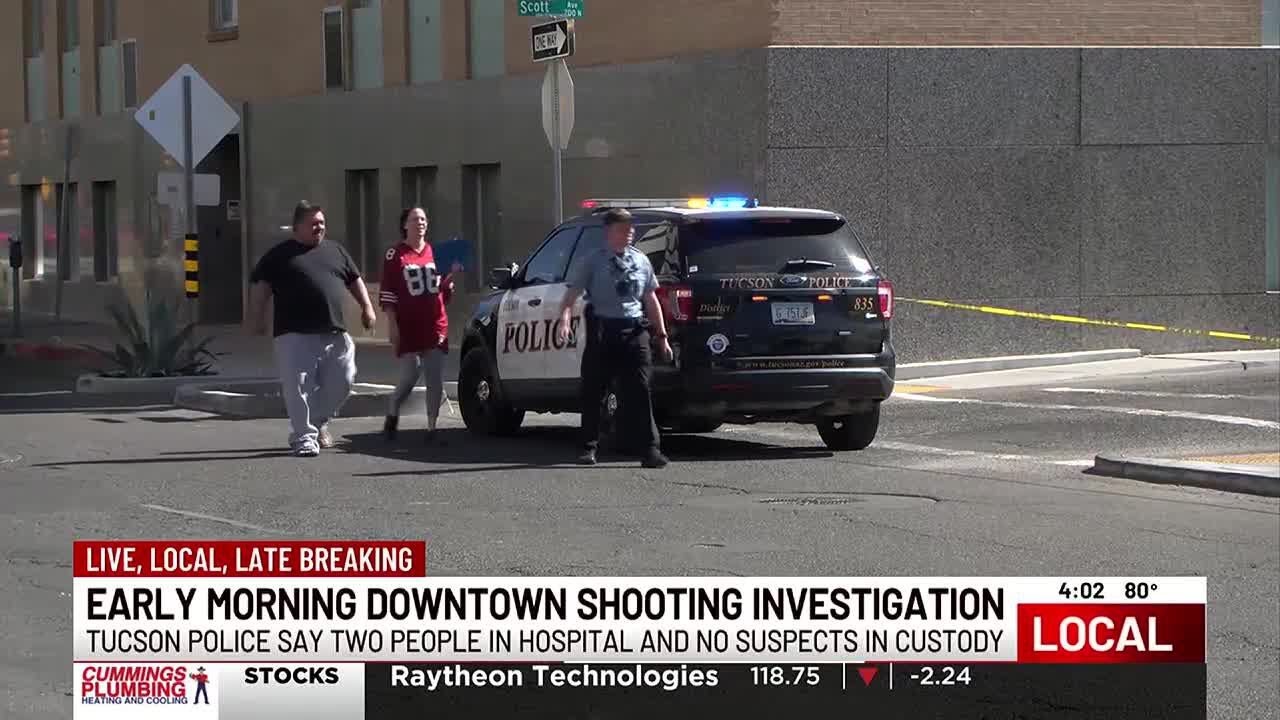 Two hospitalized following early morning shooting in Tucson - YouTube