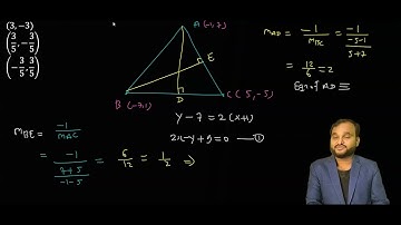 .If a △ABC has vertices A(-1,7),B(-7,1) and C(5,-5), JEE Main 2020 (Online) 3rd September Evening