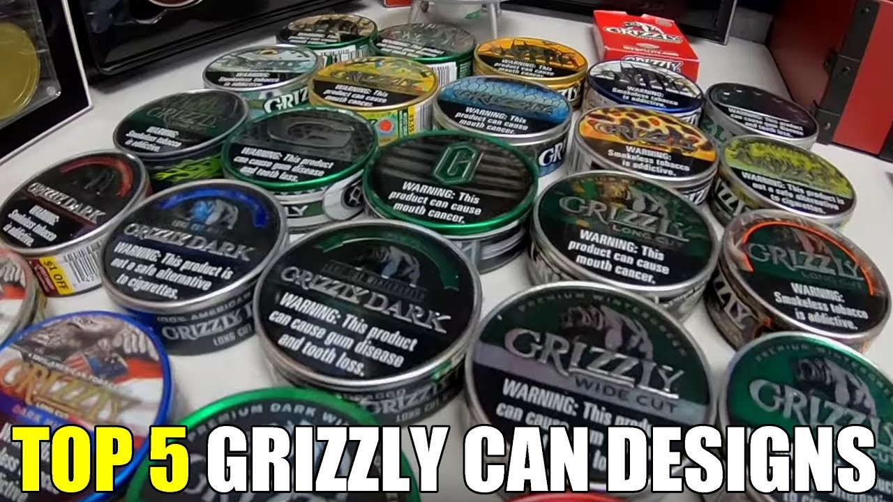 Grizzly Promotional Dip Can holder and Collectible CAN (Rare) Promo